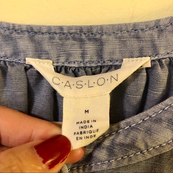 Caslon Long Sleeve Button-Down Shirt - Picture 3 of 7